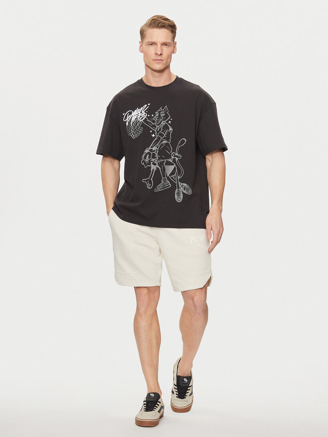 Puma Puma Marškinėliai Dylan s Gift Shop 625282 Juoda Regular Fit
