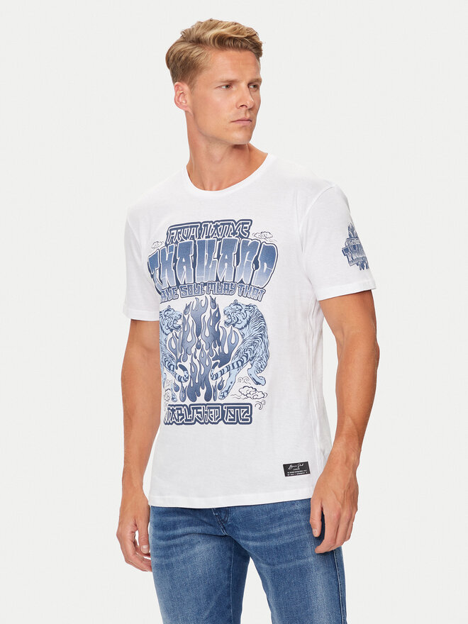 Brave Soul Brave Soul T-Shirt MTS-149SKEN Weiß Regular Fit
