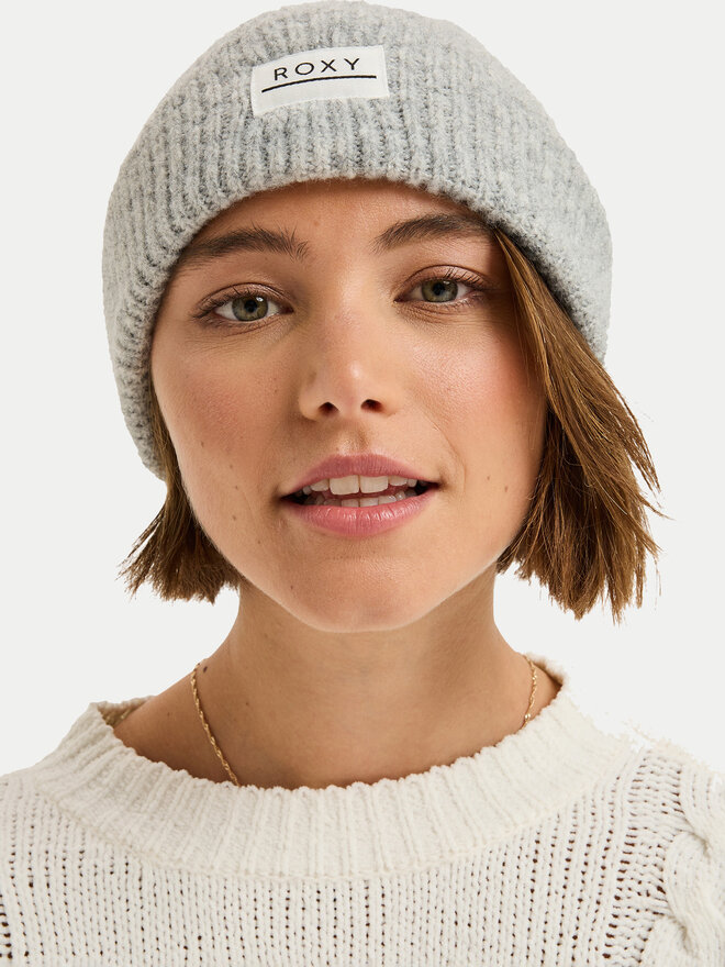 Roxy Шапкa Roxy Wind Effect ERJHA04447 Сірий