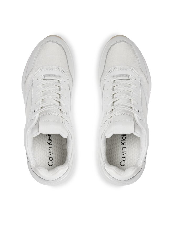 Calvin Klein Sneakersy Calvin Klein Flexi Runner - Pearlized HW0HW02041 Sivá