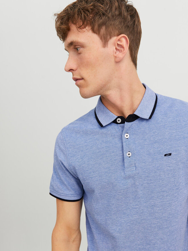 Jack&Jones Jack&Jones Poloshirt Paulos 12136668 Blau Slim Fit