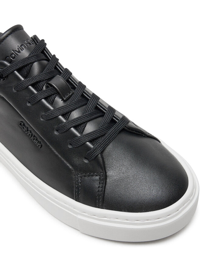 Calvin Klein Снікерcи Calvin Klein Cupsole Lace Up W/Ml Lth HW0HW02201 Чорний