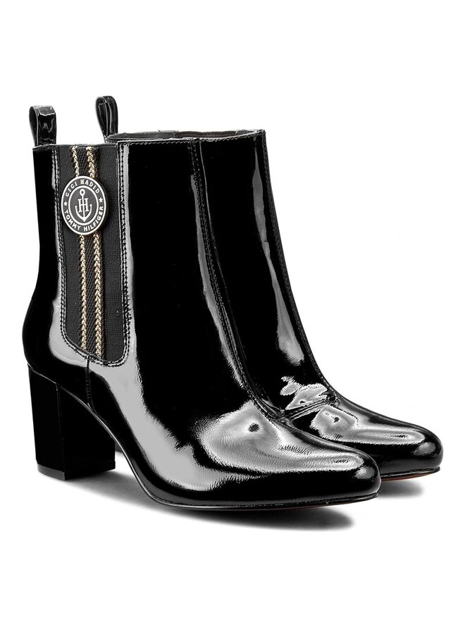 Bottines Tommy Hilfiger Gigi Hadid Elastic Bootie FW56821609 Noir chaussures