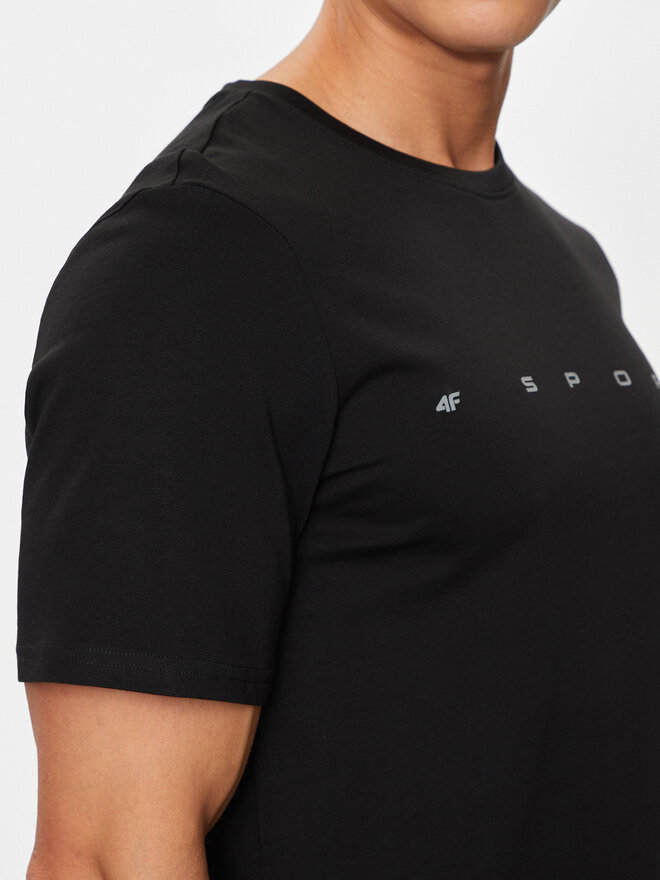 4F 4F Camiseta 4FWSS24TTSHM1283 Negro Regular Fit