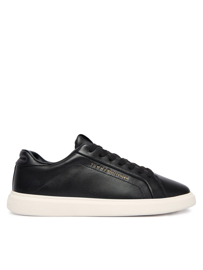 Tommy Hilfiger Sneakers Tommy Hilfiger Icon Court Light Weight Shinny FW0FW08949 Schwarz