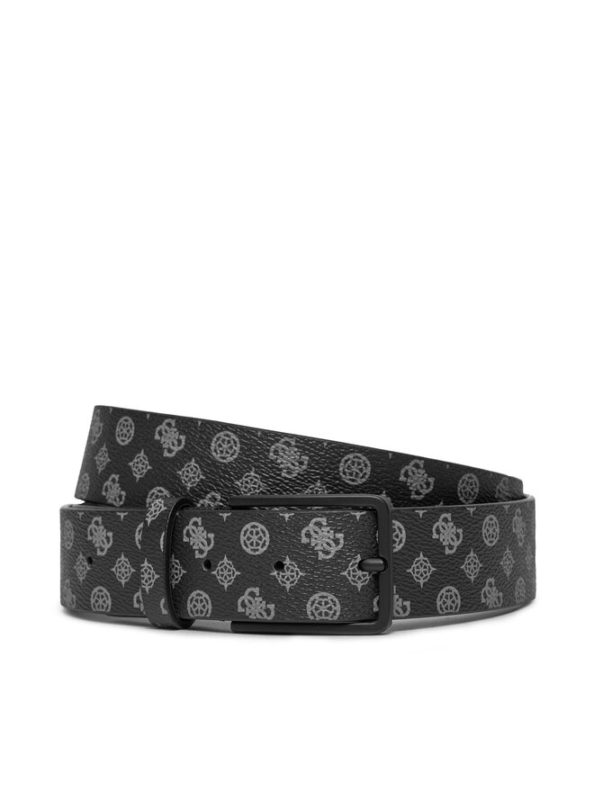 Guess Pánsky opasok Guess Micro Peony Eco Belts BM7793 P4135 Čierna