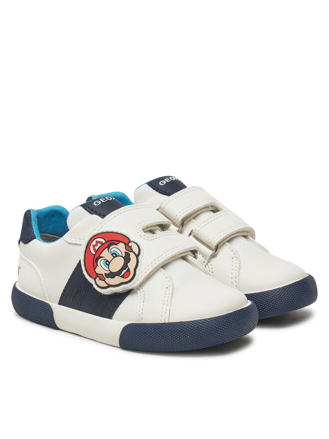Geox Sneakersy Geox B Gisli B551NC 000BC C0899 S Biały