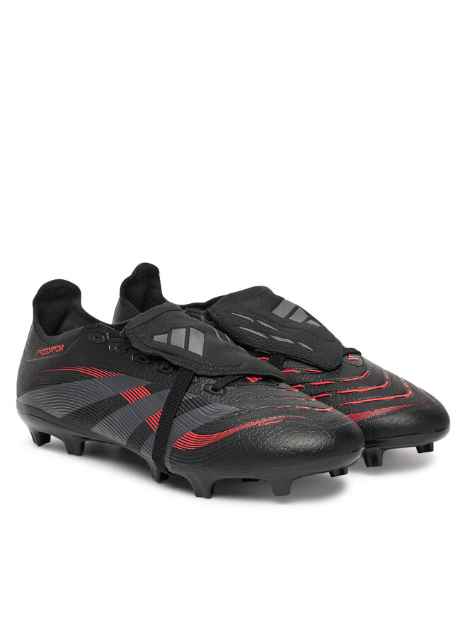 adidas Ghete pentru fotbal adidas Predator League Fold-Over TongueID1322 Negru