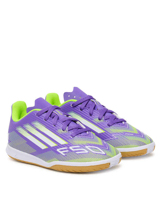 adidas Fußballschuhe adidas F50 Club Indoor Boots Kids JI0042 Violett