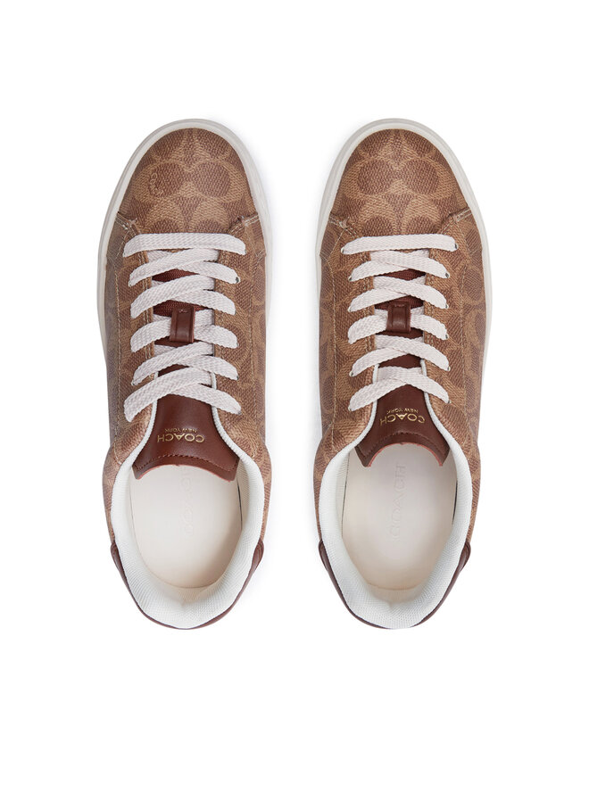 Coach Sneakersy Coach High Line CW970 Brązowy