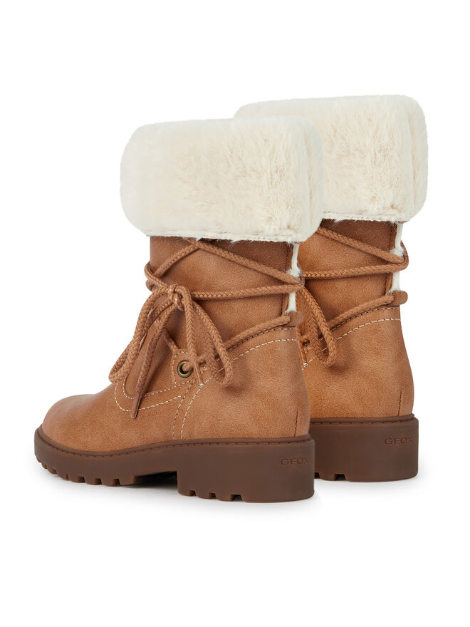 Geox Ботуши Geox J Casey Girl B Abx J367ZA 000BU C5006 D Кафяв