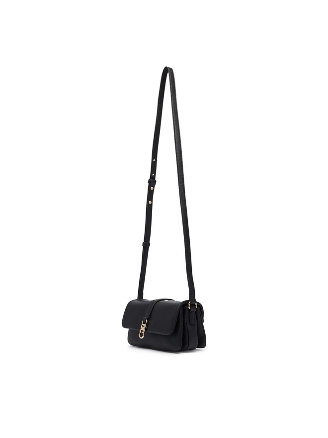 Tommy Hilfiger Handtasche Tommy Hilfiger Th Libre Mini Crossover AW0AW19198 Schwarz