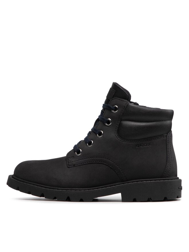 Geox Schnürstiefeletten Geox J Shaylax B. B J16FAB 032BC C4002 S Dunkelblau