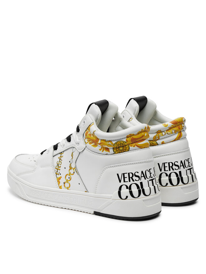 Versace Jeans Couture Sneakersy Versace Jeans Couture 77YA3SJ7 Biały