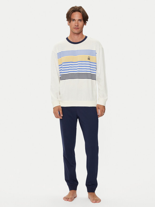 United Colors Of Benetton United Colors Of Benetton Pižama 3VD04P02D Mornarsko modra Regular Fit