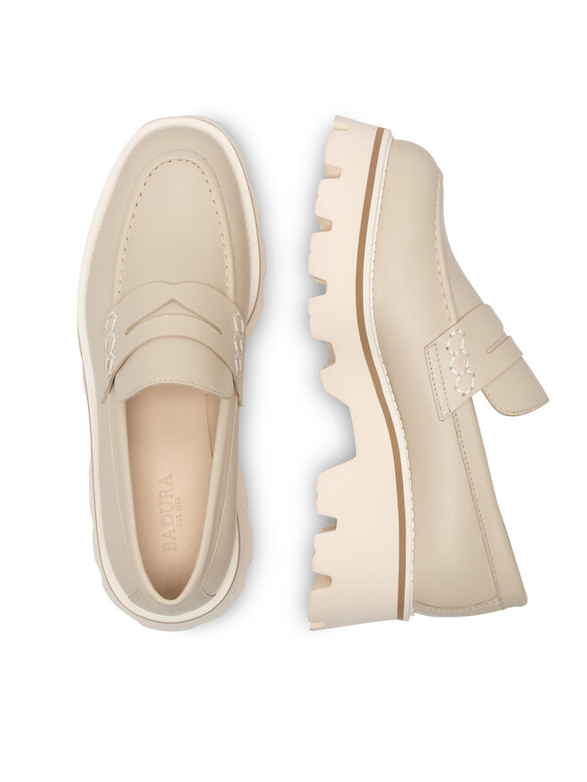 Badura Chunky loafers Badura GISELLE-24SS202 Beige