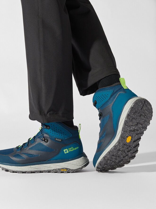 Jack Wolfskin Trekking čevlji Jack Wolfskin Terraventure Texapore Mid M 4051521 Mornarsko modra
