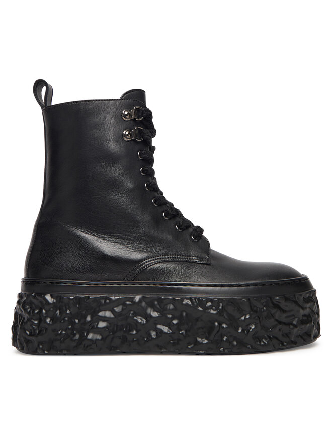 AGL Schnürschuhe AGL Magma High D776510PGKA0761013 Schwarz