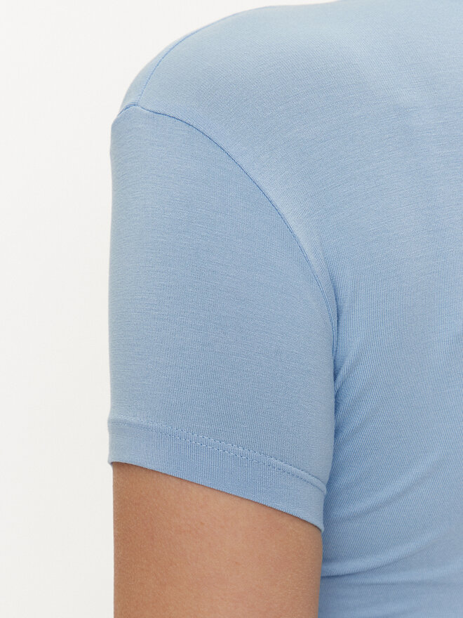 Gina Tricot Gina Tricot Camiseta 21287 Celeste Slim Fit