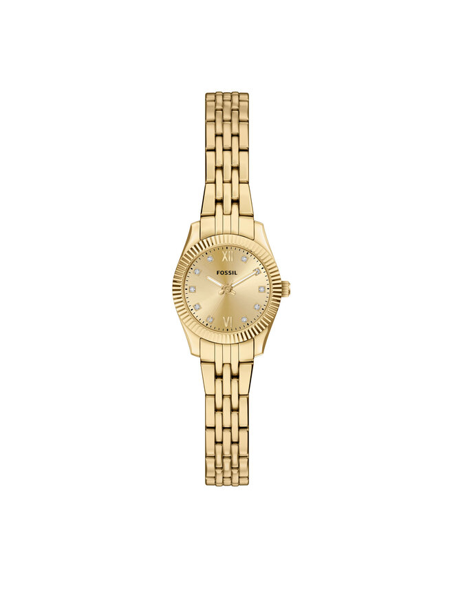 Fossil Годинник Fossil Scarlette ES5474 Золотий
