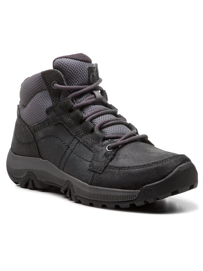 Botas de trekking Merrell Anvik Mid Wp J95135 Negro zapatos.es