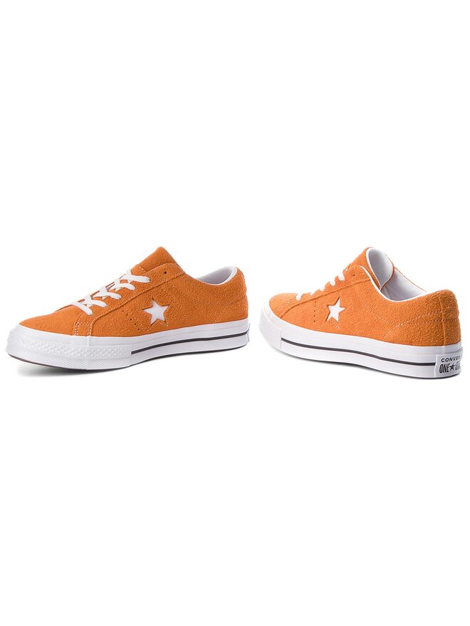 Tennis Converse One Star Ox 161574C Orange chaussures