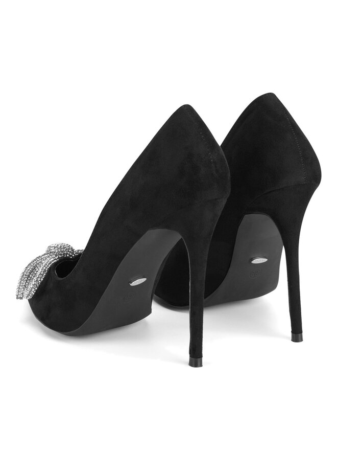 DeeZee Pantofi cu toc subțire DeeZee HT92831-140 Negru