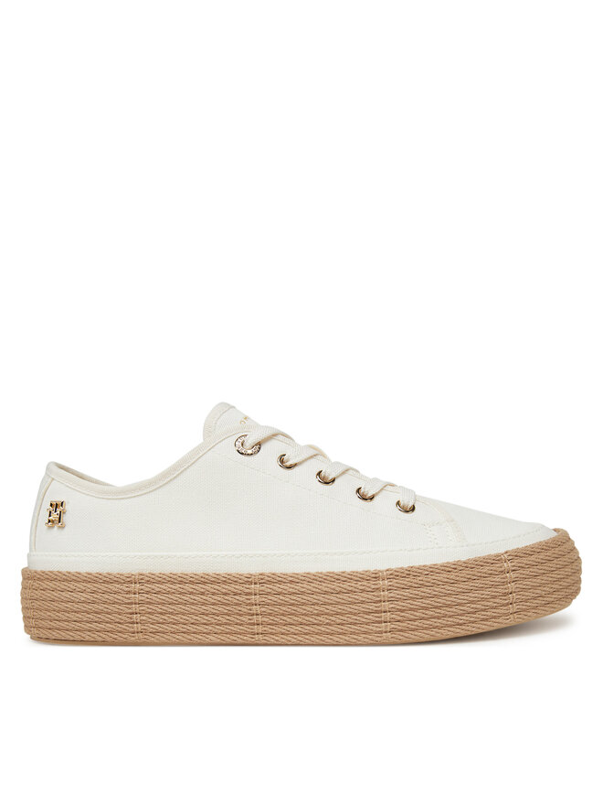 Tommy Hilfiger Εσπαντρίγιες Tommy Hilfiger Vulc Espadrille Sneaker FW0FW08404 Λευκό
