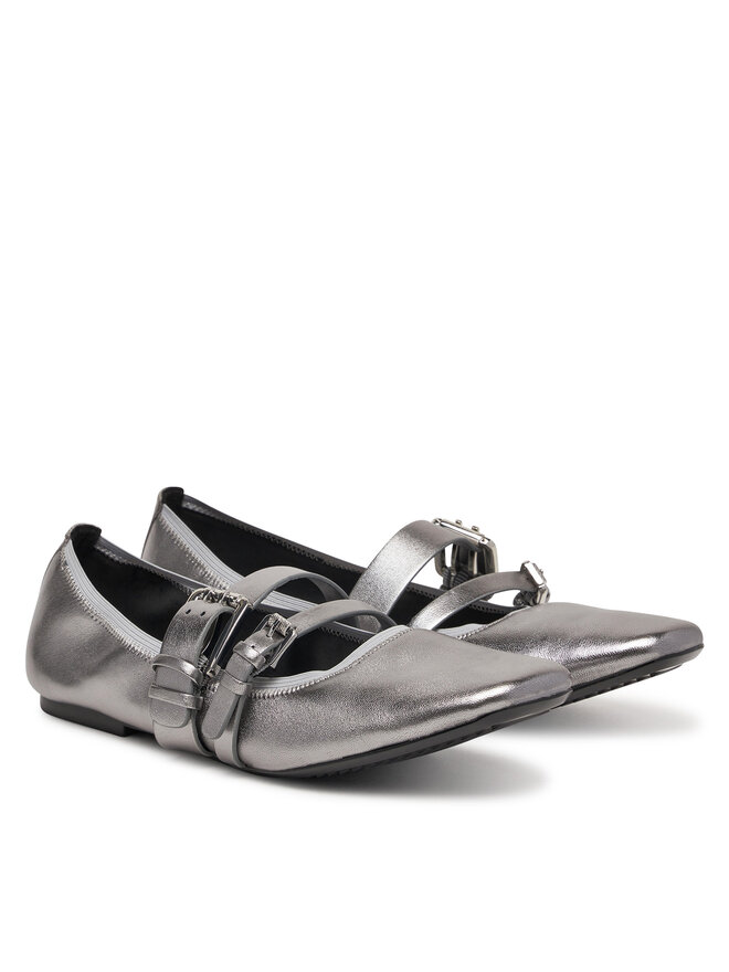 DKNY Baleríny DKNY Dade K1511477 Stříbrná