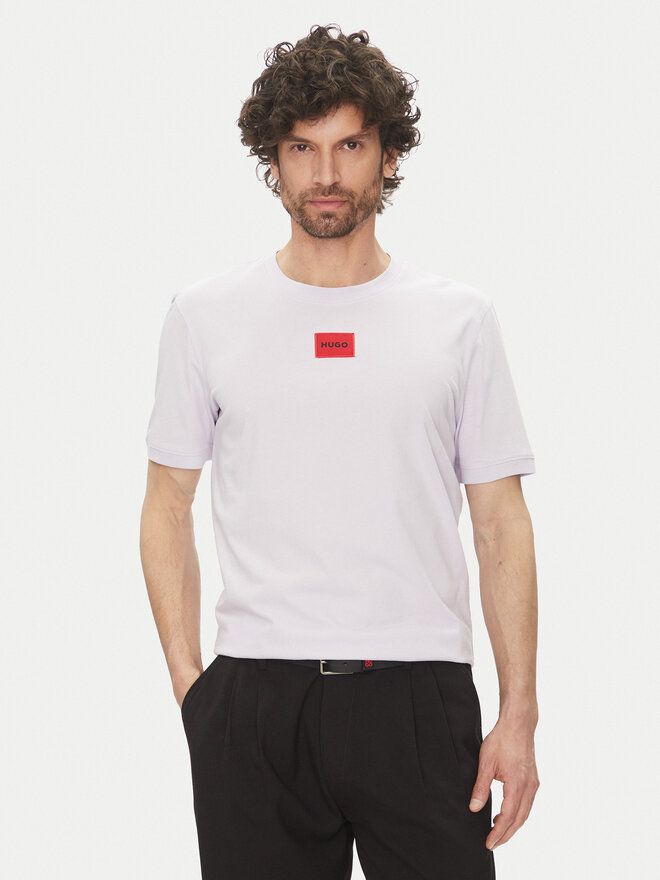HUGO HUGO Camiseta Diragolino212 50447978 Violeta Regular Fit
