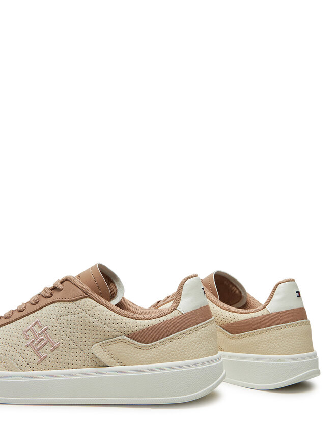 Tommy Hilfiger Αθλητικά Tommy Hilfiger Th Heritage Sneaker Perf FW0FW08380 Μπεζ