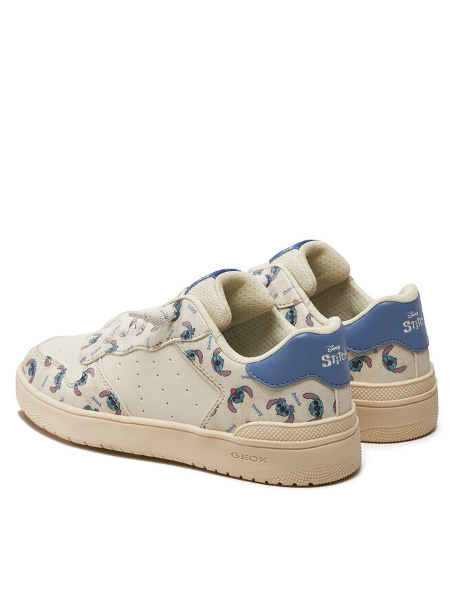 Geox Sneakersy Geox J Washiba Girl J45HXF 000BC C1M4B D Écru