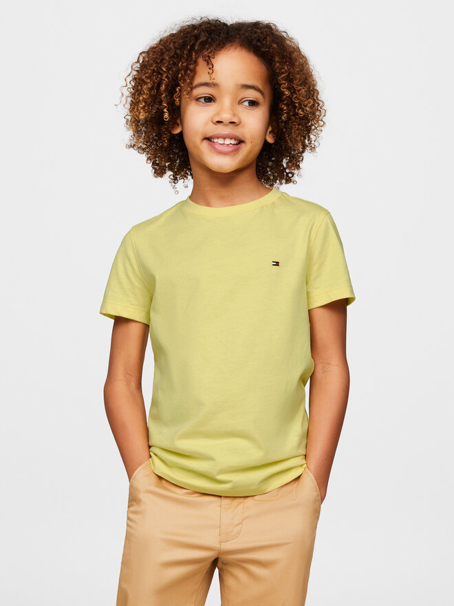 Tommy Hilfiger Tommy Hilfiger Camiseta Essential KB0KB06879 D Amarillo Regular Fit