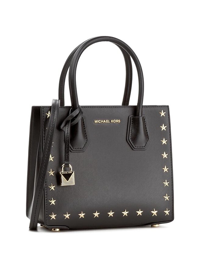 Bolso Michael Kors Mercier Stud Grommet 30F7GZ4M2Y Negro zapatos.es