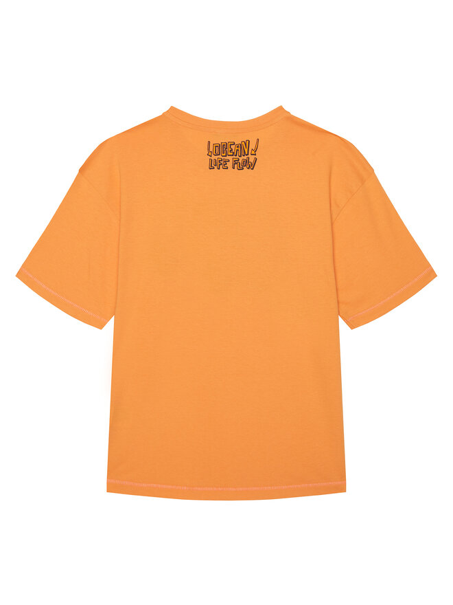 United Colors Of Benetton United Colors Of Benetton Marškinėliai 3I1XC10P6 Oranžinė Regular Fit