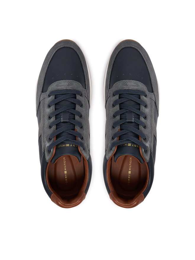 Tommy Hilfiger Sneakers Tommy Hilfiger Elevated Hilfiger Mix Runner FM0FM06084 Dunkelblau