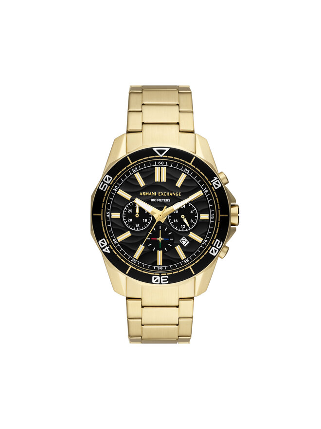 Armani Exchange Zegarek Armani Exchange Spencer AX1958 Złoty
