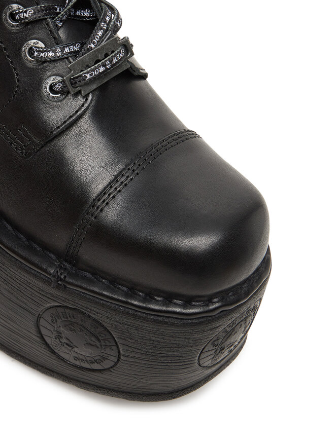 NEW ROCK Schnürschuhe NEW ROCK M-MILI083CCT-C18 Schwarz