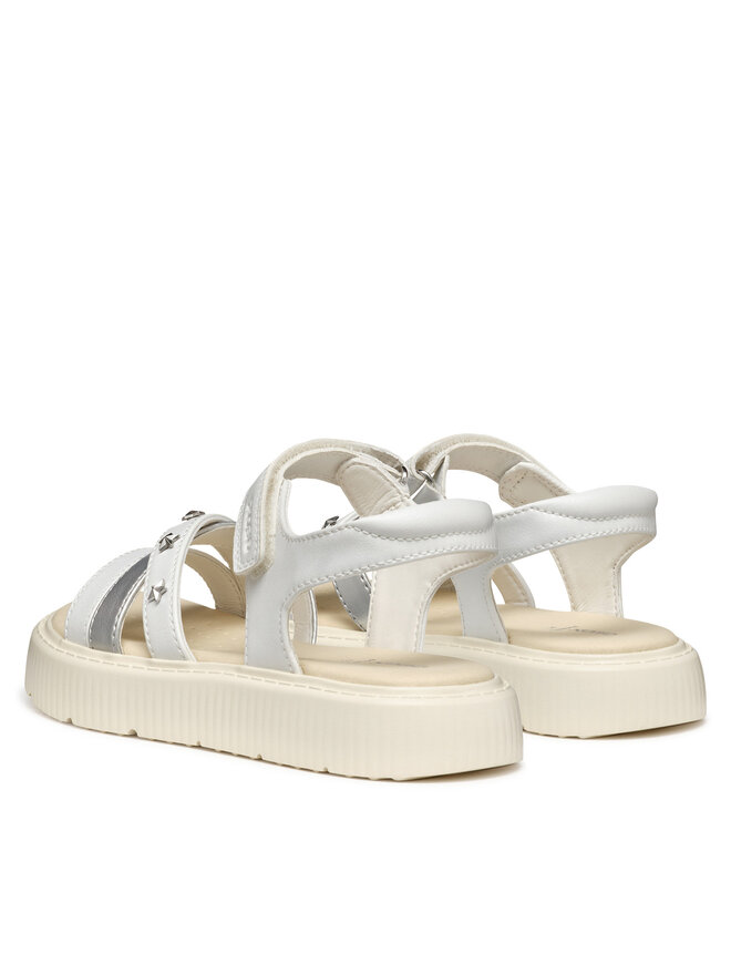 Geox Sandály Geox J Kodette Gir J45DBI 000BC C0007 D Bílá