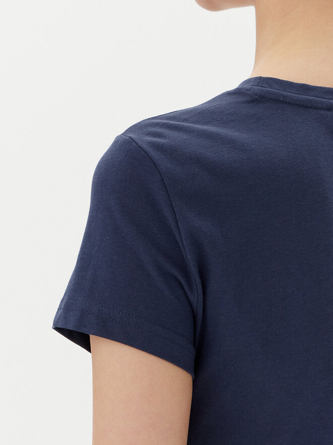 Mustang Mustang T-Shirt Loa 1016146 Blau Slim Fit