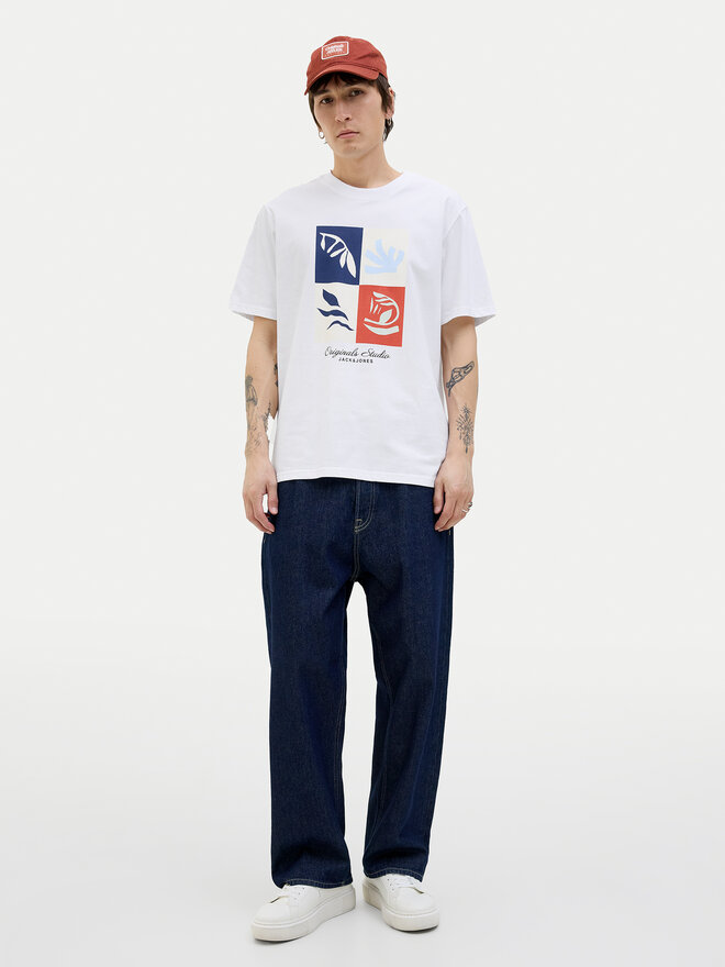 Jack&Jones Jack&Jones T-Shirt Canggu 12277220 Weiß Regular Fit