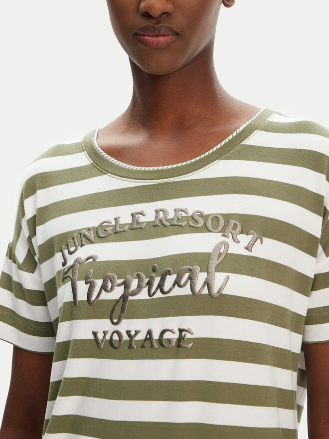 Olsen Olsen Camiseta 11105101 Verde Regular Fit