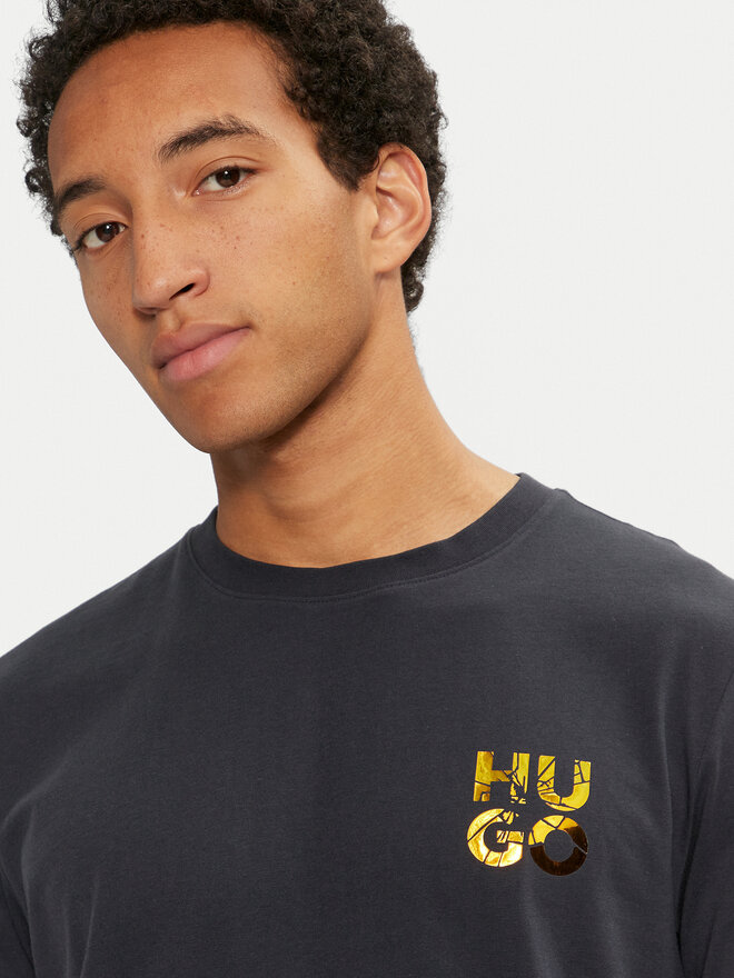 HUGO Hugo T-Shirt Diridumti 50522134 Dunkelblau Regular Fit