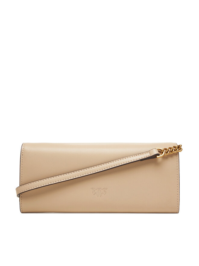 PINKO Soma PINKO Love Tiny Brids Wallet C AI 25-26 PCPL 103765 A0F1 Bēšs