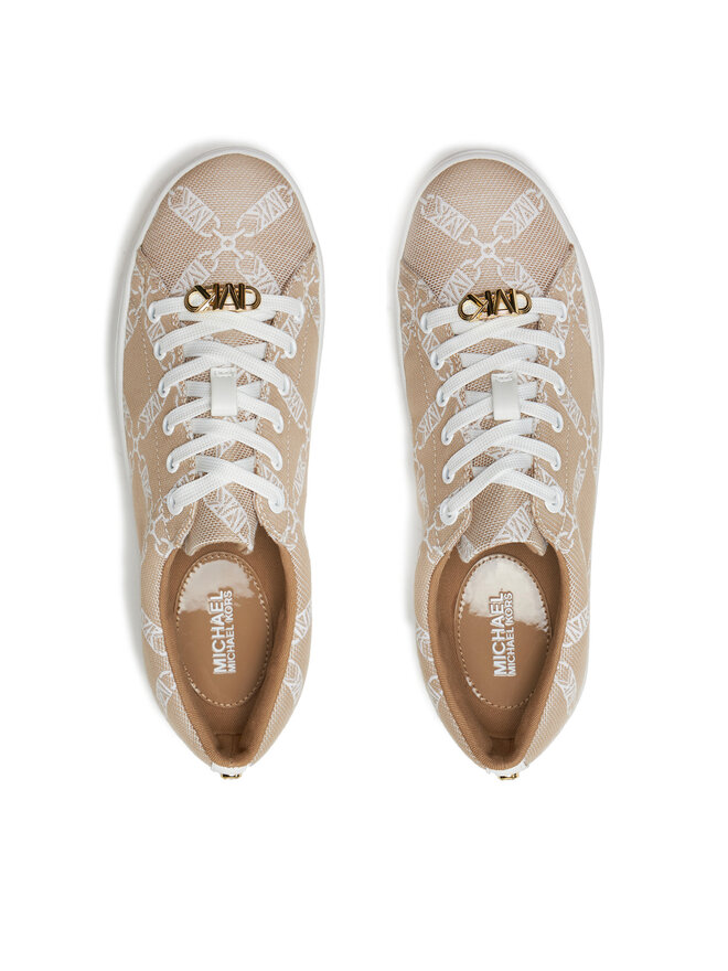 MICHAEL Michael Kors Πάνινα παπούτσια MICHAEL Michael Kors Keaton 43R4KTFS1Y Μπεζ