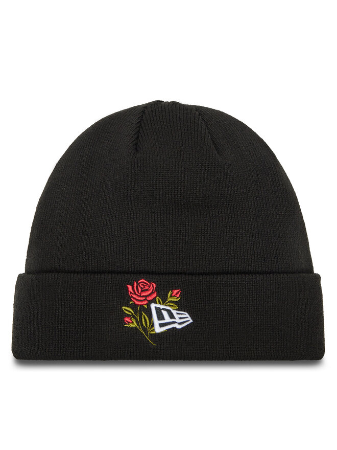 New Era Čiapka New Era Rose Icon Cuff Knit Beanie 60580728 Čierna
