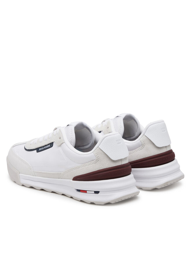 Tommy Hilfiger Zapatillas Tommy Hilfiger Retro Runner Seasonal FM0FM05425 Blanco