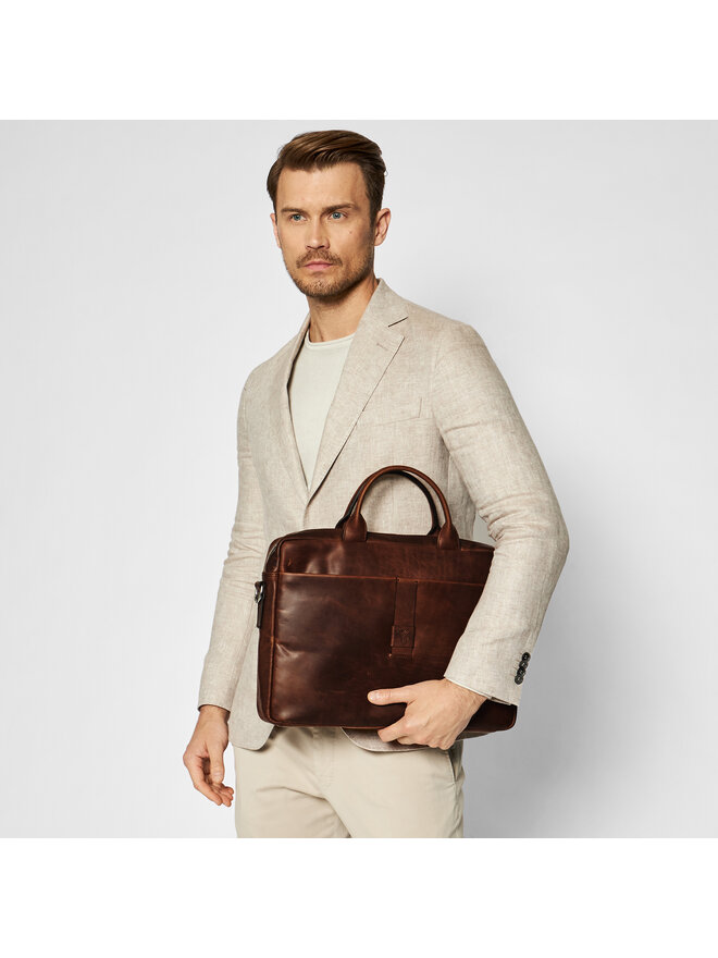 JOOP! Чанта за лаптоп JOOP! Loreto 4140004851 Кафяв