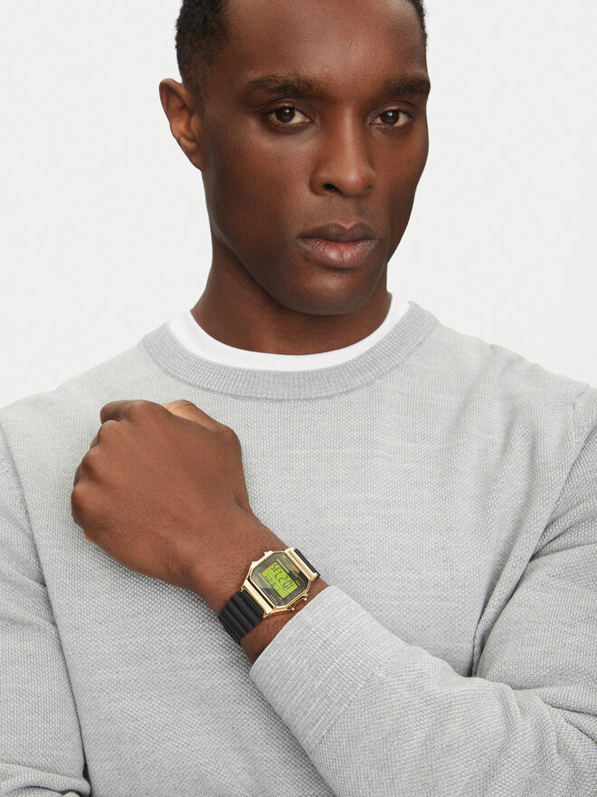 Timex Часовник Timex T80 TW2V41000 Черен