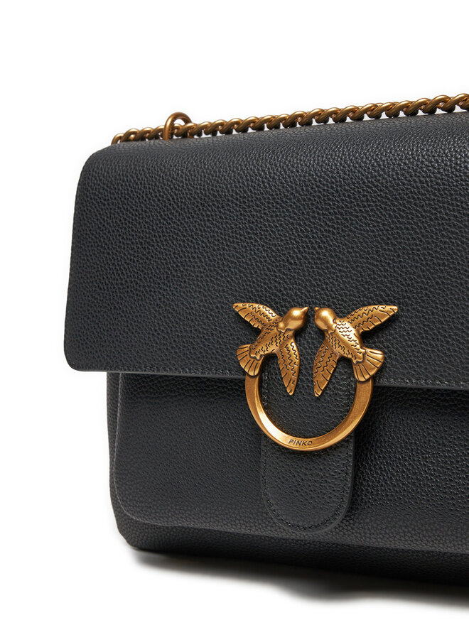 PINKO Handtasche PINKO Love One Soft Big AI 24-25 PLTT 104527 A29Q Schwarz